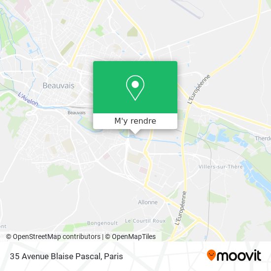 35 Avenue Blaise Pascal plan