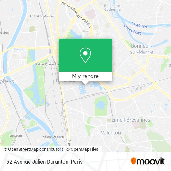 62 Avenue Julien Duranton plan