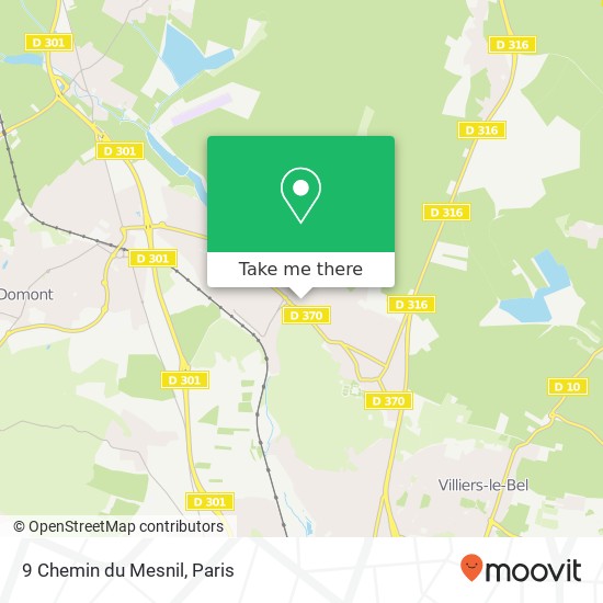 9 Chemin du Mesnil plan