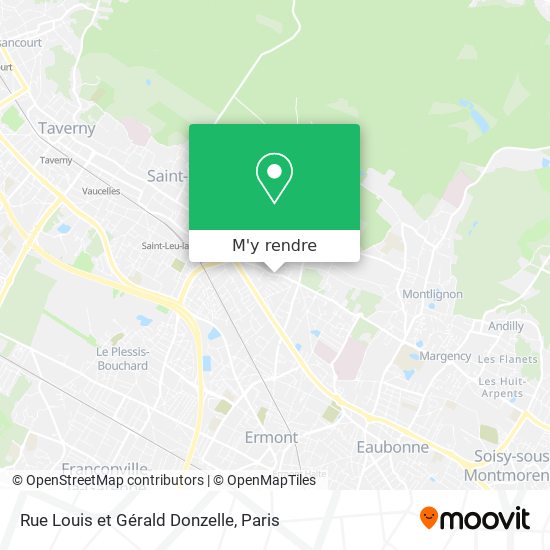 Rue Louis et Gérald Donzelle plan