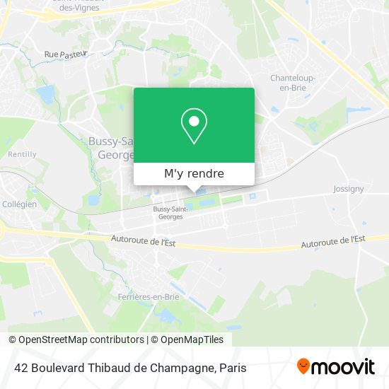 42 Boulevard Thibaud de Champagne plan