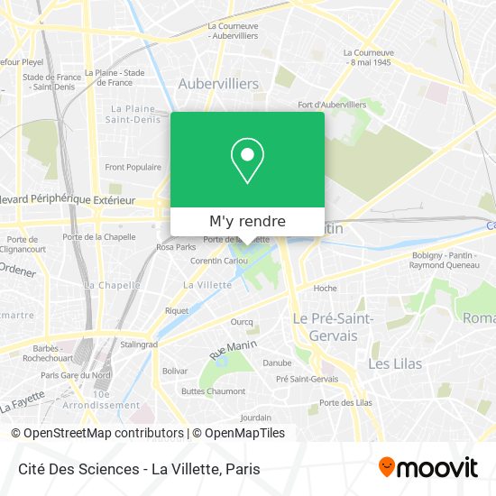Cité Des Sciences - La Villette plan