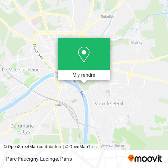 Parc Faucigny-Lucinge plan