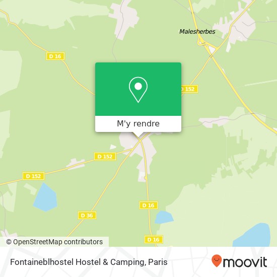 Fontaineblhostel Hostel & Camping plan