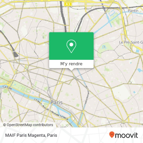 MAIF Paris Magenta plan