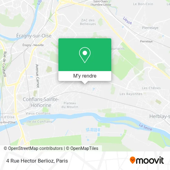 4 Rue Hector Berlioz plan