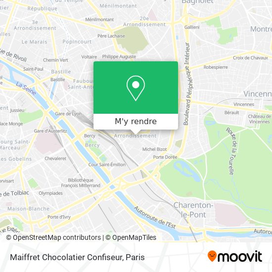 Maiffret Chocolatier Confiseur plan