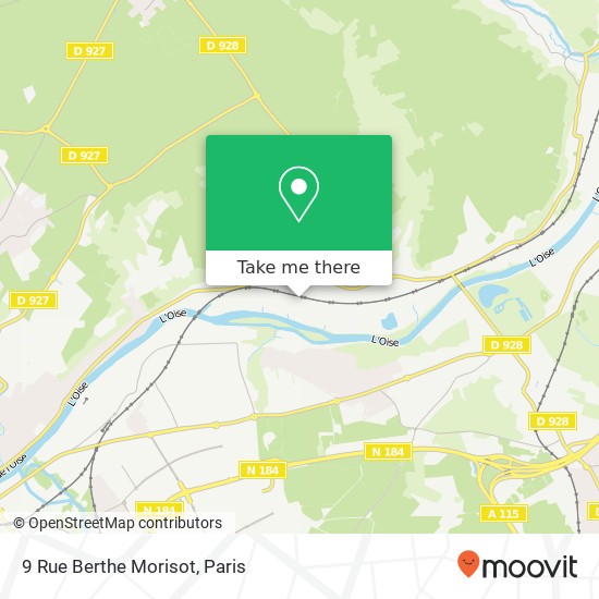 9 Rue Berthe Morisot plan