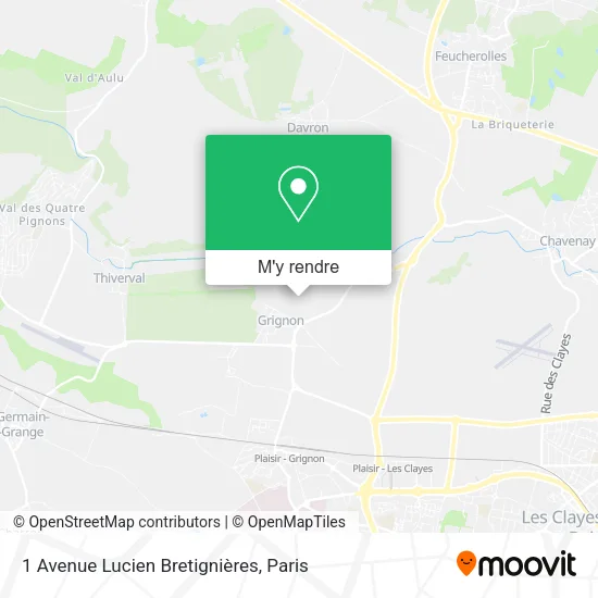 1 Avenue Lucien Bretignières plan