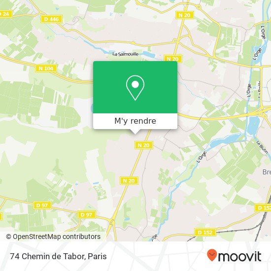 74 Chemin de Tabor plan