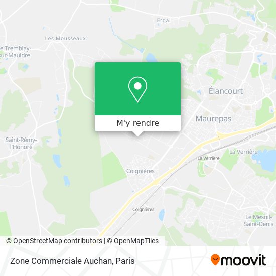 Zone Commerciale Auchan plan