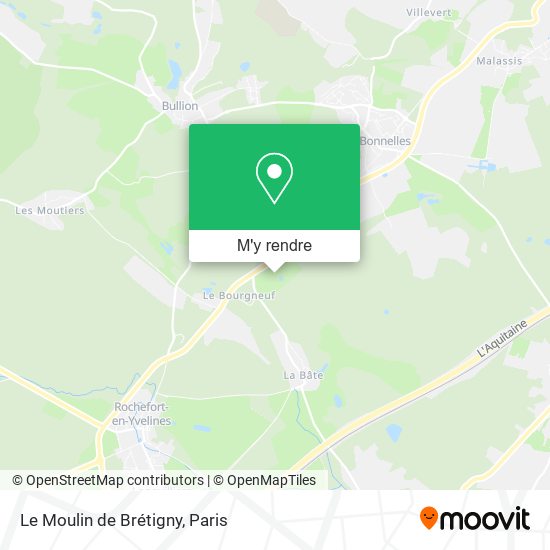 Le Moulin de Brétigny plan