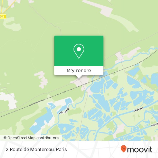 2 Route de Montereau plan