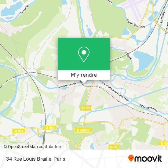 34 Rue Louis Braille plan