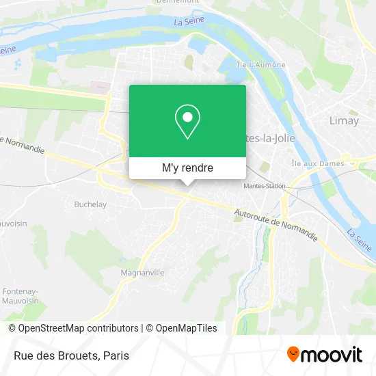 Rue des Brouets plan