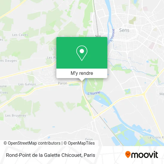 Rond-Point de la Galette Chicouet plan