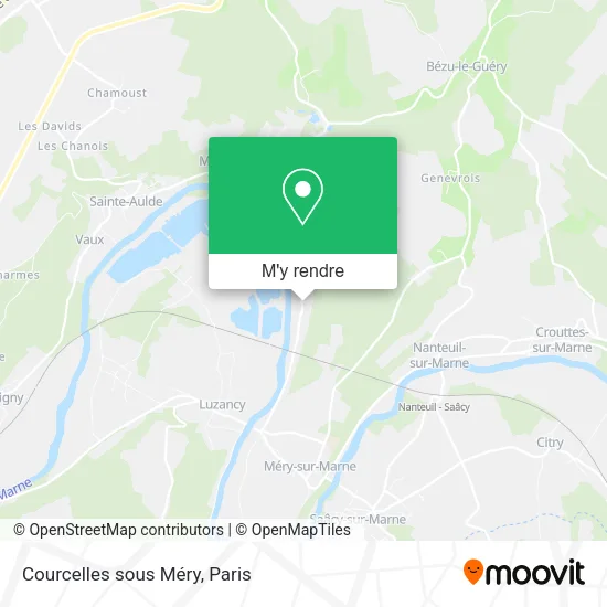 Courcelles sous Méry plan