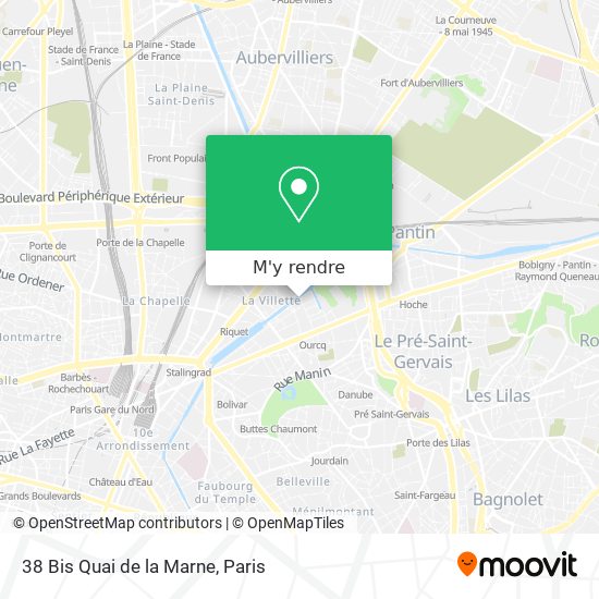 38 Bis Quai de la Marne plan