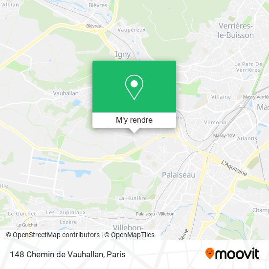 148 Chemin de Vauhallan plan