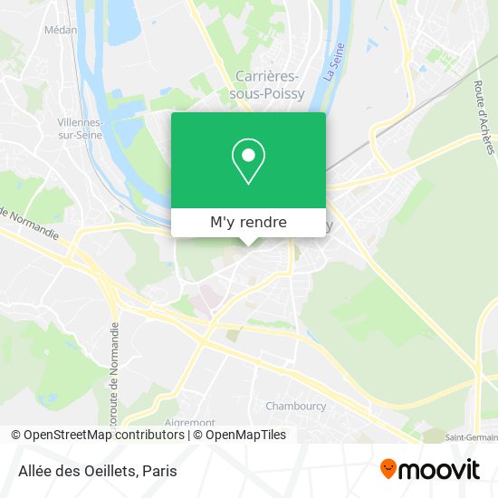 Allée des Oeillets plan