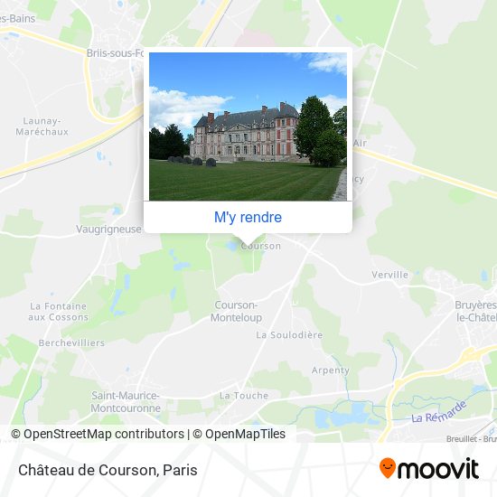 Château de Courson plan