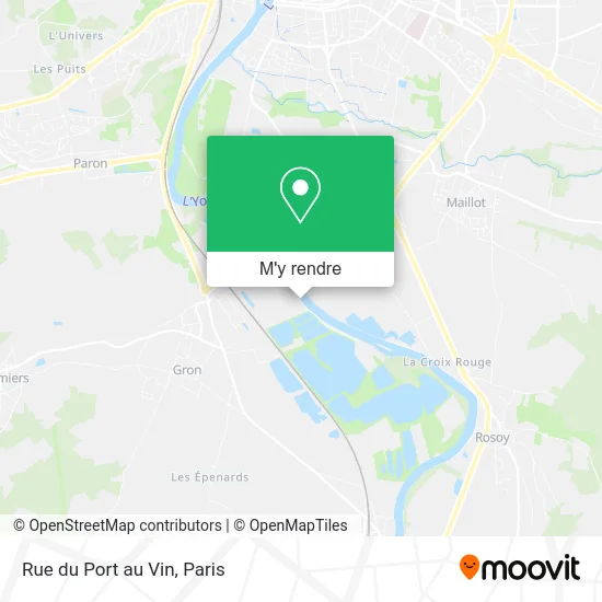 Rue du Port au Vin plan