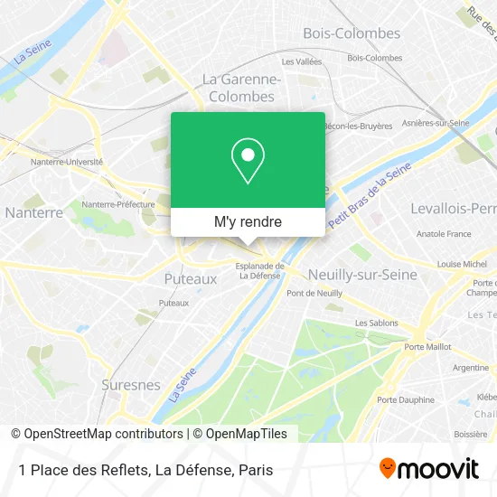 1 Place des Reflets, La Défense plan