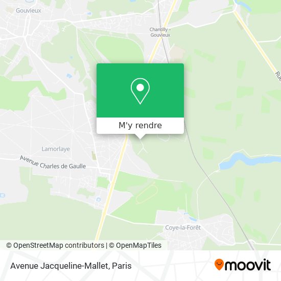 Avenue Jacqueline-Mallet plan