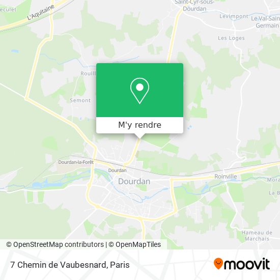 7 Chemin de Vaubesnard plan