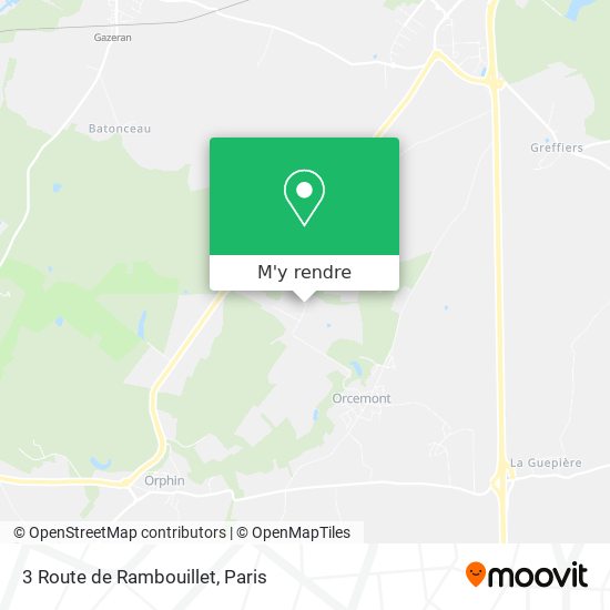 3 Route de Rambouillet plan