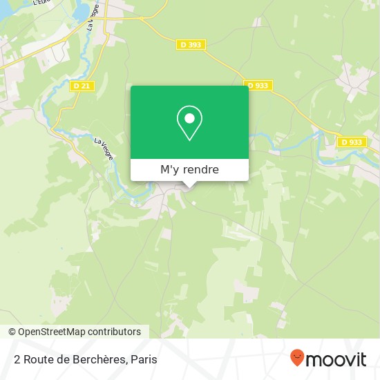2 Route de Berchères plan