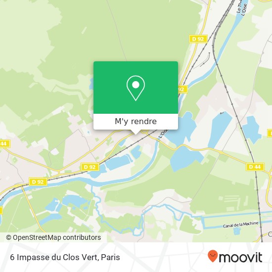 6 Impasse du Clos Vert plan