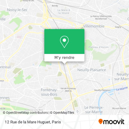 12 Rue de la Mare Huguet plan