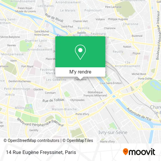 14 Rue Eugène Freyssinet plan