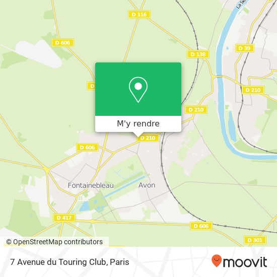 7 Avenue du Touring Club plan