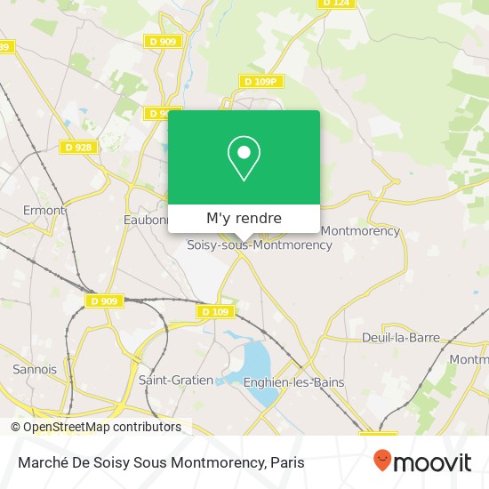 Marché De Soisy Sous Montmorency plan
