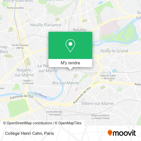 Collège Henri Cahn plan