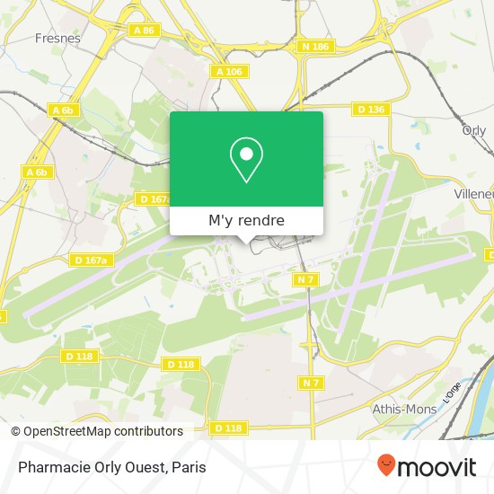 Pharmacie Orly Ouest plan