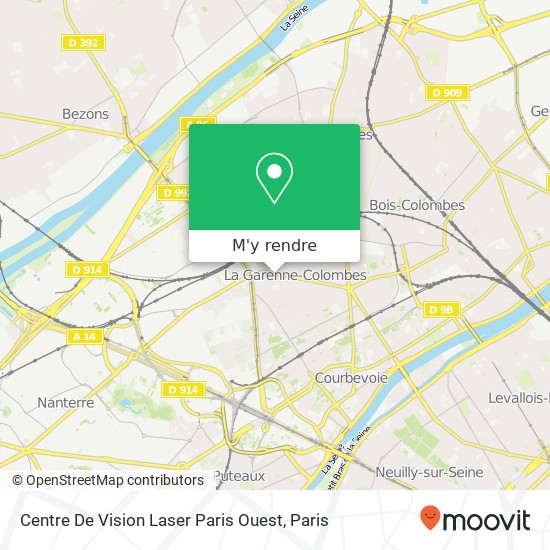 Centre De Vision Laser Paris Ouest plan