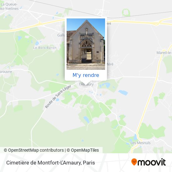 Cimetière de Montfort-L'Amaury plan