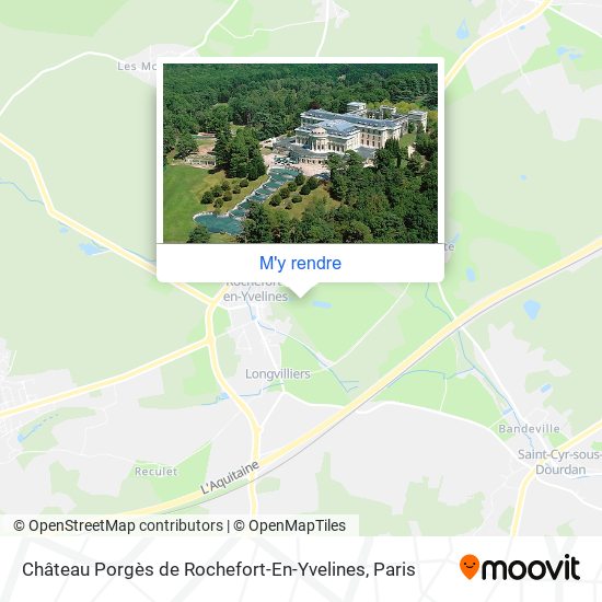 Château Porgès de Rochefort-En-Yvelines plan