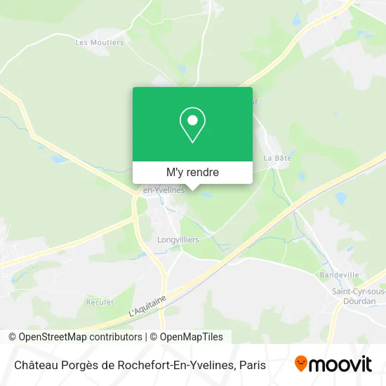 Château Porgès de Rochefort-En-Yvelines plan
