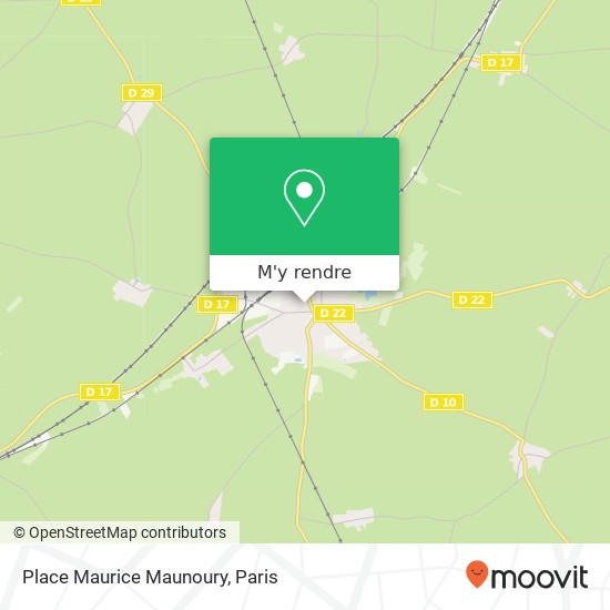 Place Maurice Maunoury plan