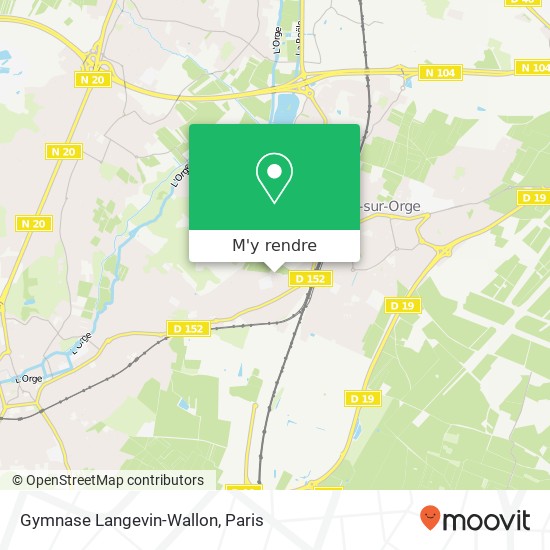 Gymnase Langevin-Wallon plan