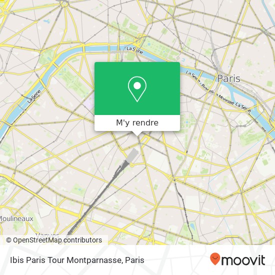 Ibis Paris Tour Montparnasse plan