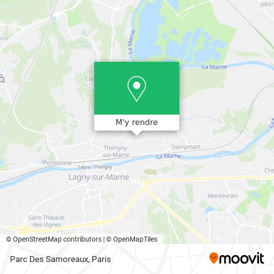 Parc Des Samoreaux plan
