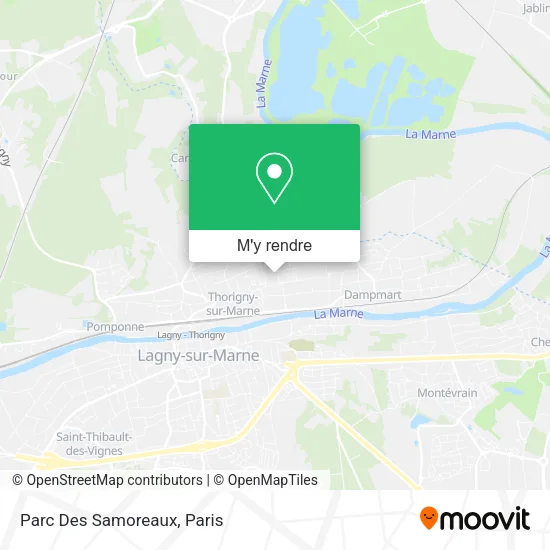 Parc Des Samoreaux plan