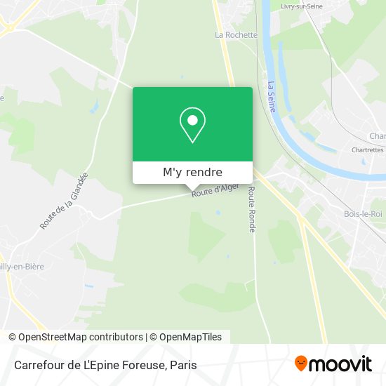 Carrefour de L'Epine Foreuse plan