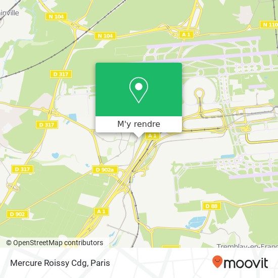 Mercure Roissy Cdg plan