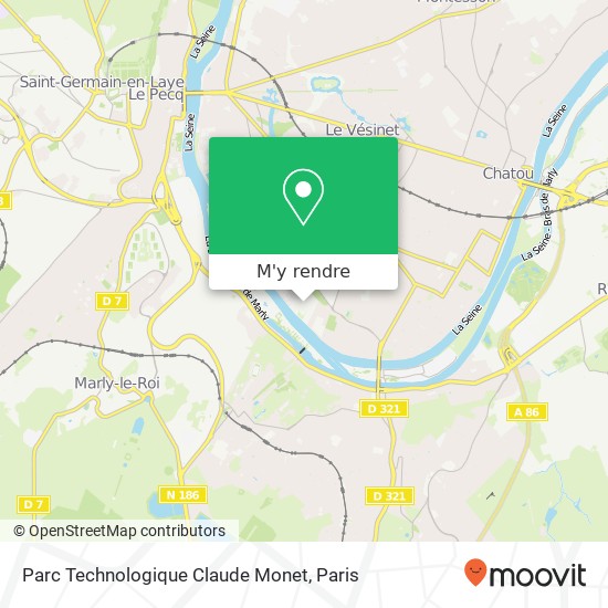 Parc Technologique Claude Monet plan